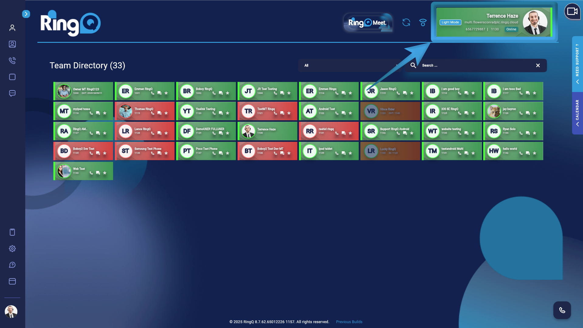 Click on your avatar.